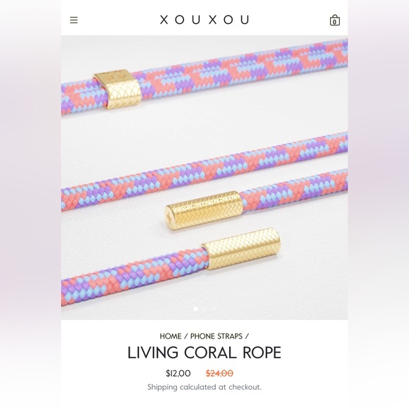 XOUXOU iPhone 14 Pro case with eyelets and strap - Picture 3 of 4